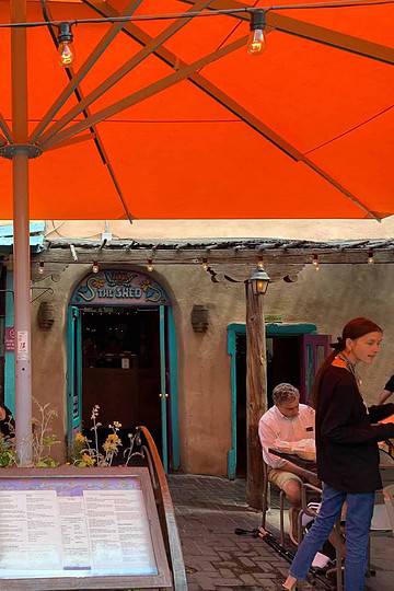 The Shed Santa Fe entrance