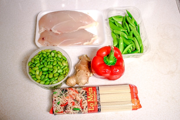 ingredients for sesame noodles