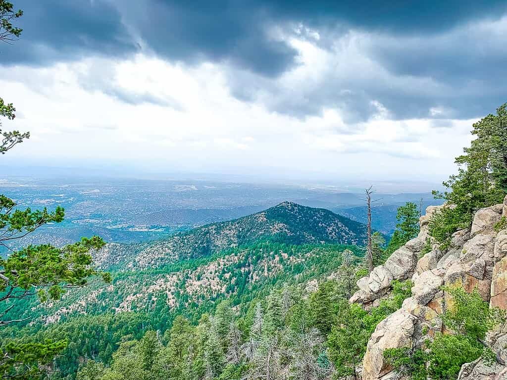 View from the top of Atalaya Mountain Trail