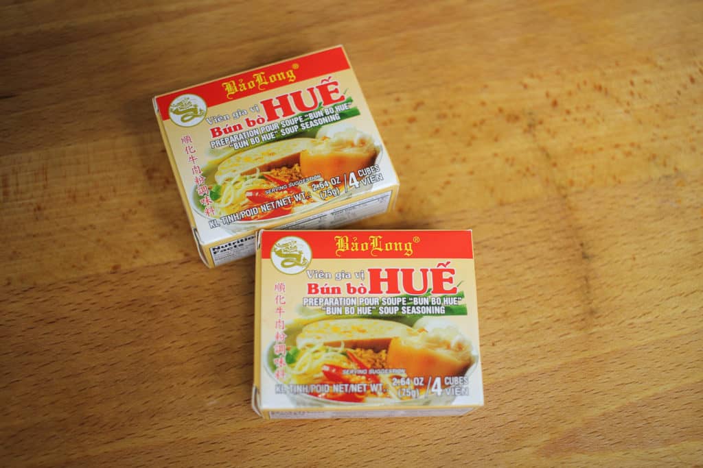 Bouillon for Spicy Vietnamese Beef Noodle Soup (Bún bò Huế)