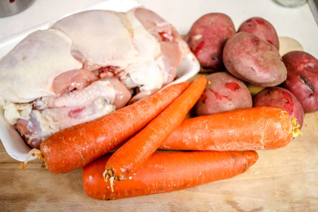 Ingredients for Vietnamese Chicken Curry (Cà Ri Gà)