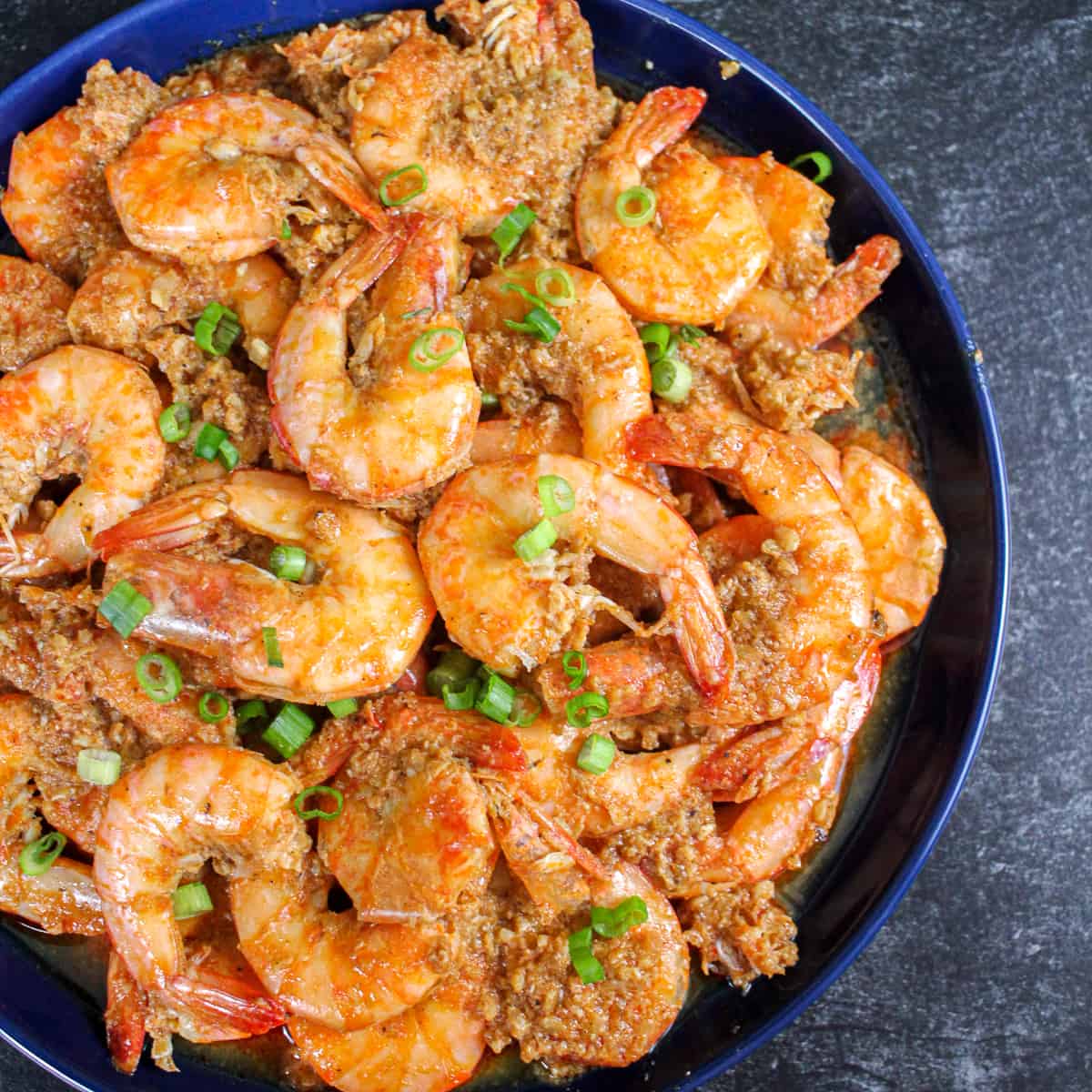 Vietnamese Braised Shrimp In Roe (Tôm Kho Tàu)-image