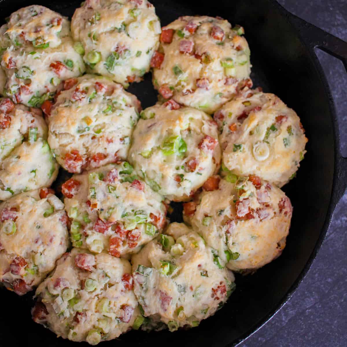 Spam and Scallion Biscuits